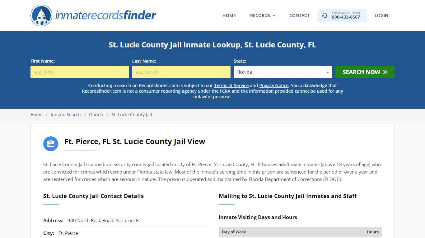 St. Lucie County Jail Roster & Inmate Search, St. Lucie ...