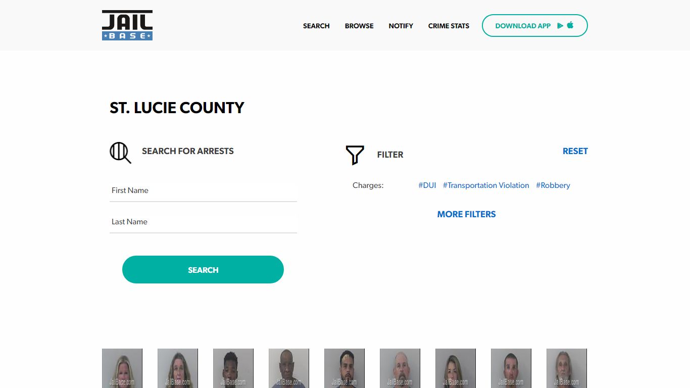 St. Lucie County Jail Inmate Search and Mugshots | JailBase